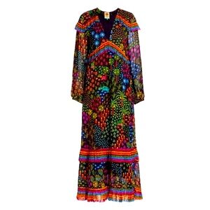 FARM RIO Multicolor Maxi Dress size M